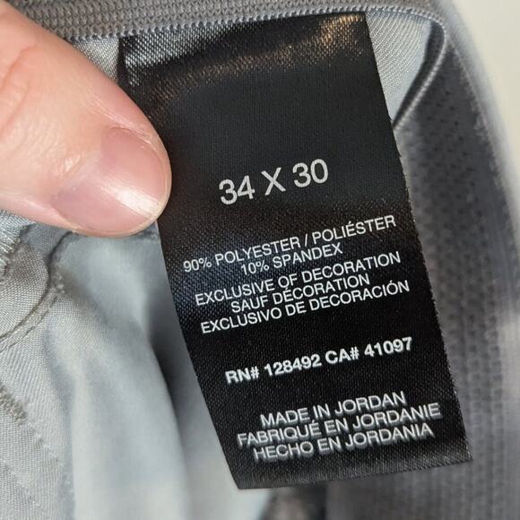 Greg Norman Golf Pants | Size 34x30 | Light Grey Moisture-Wicking Athletic Fit - Picture 6 of 10